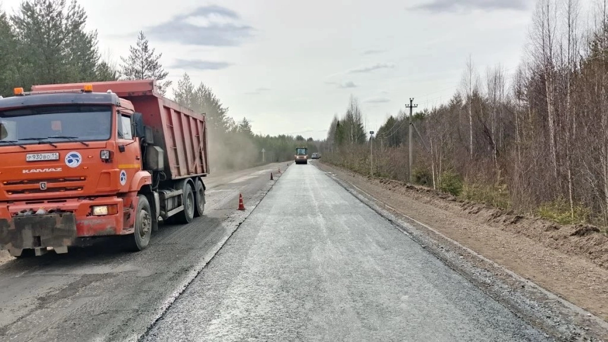 Более пяти километров автодороги Вогваздино – Яренск отремонтируют в Коми
