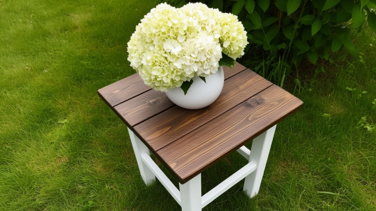 Вторая жизнь старой табуретки с мусорки: мой вариант переделки