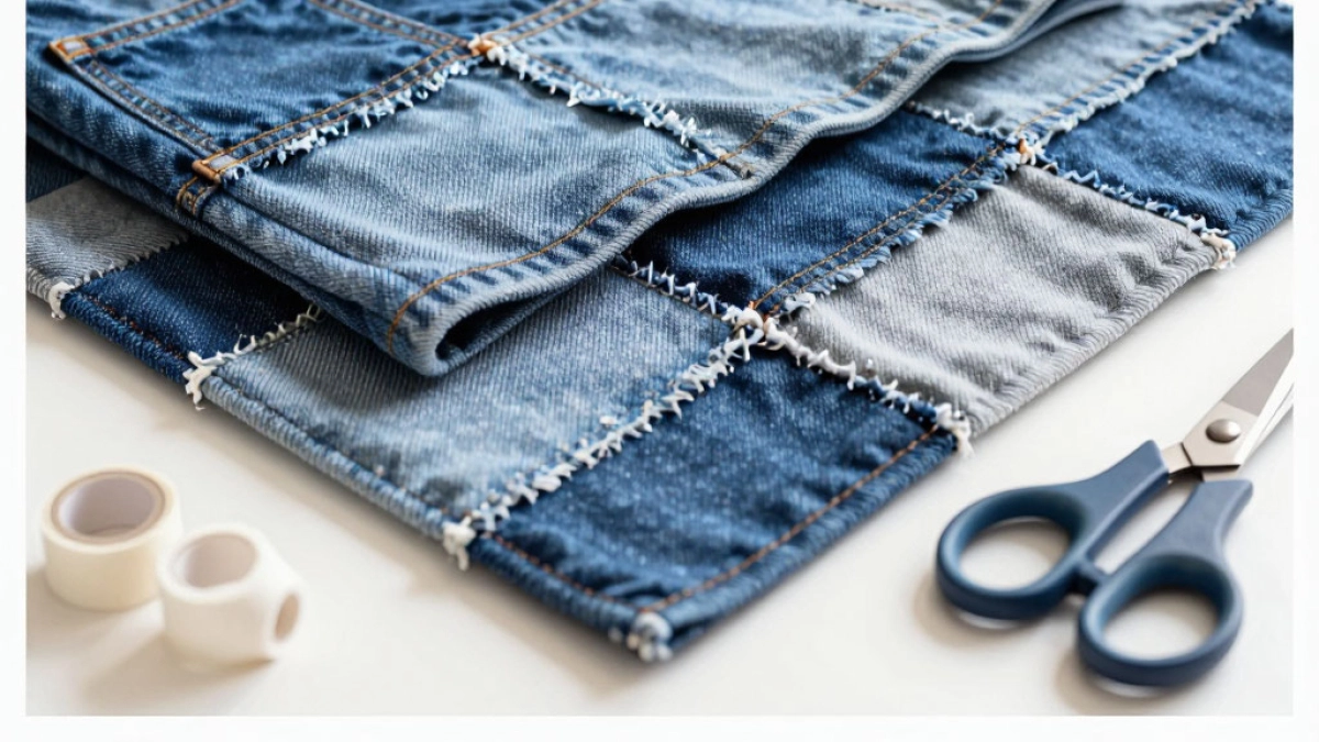 Больше старые джинсы не выбрасываю: 5 ленивых способов сделать из них коврики и подушки — ножницами и клеем за полчаса