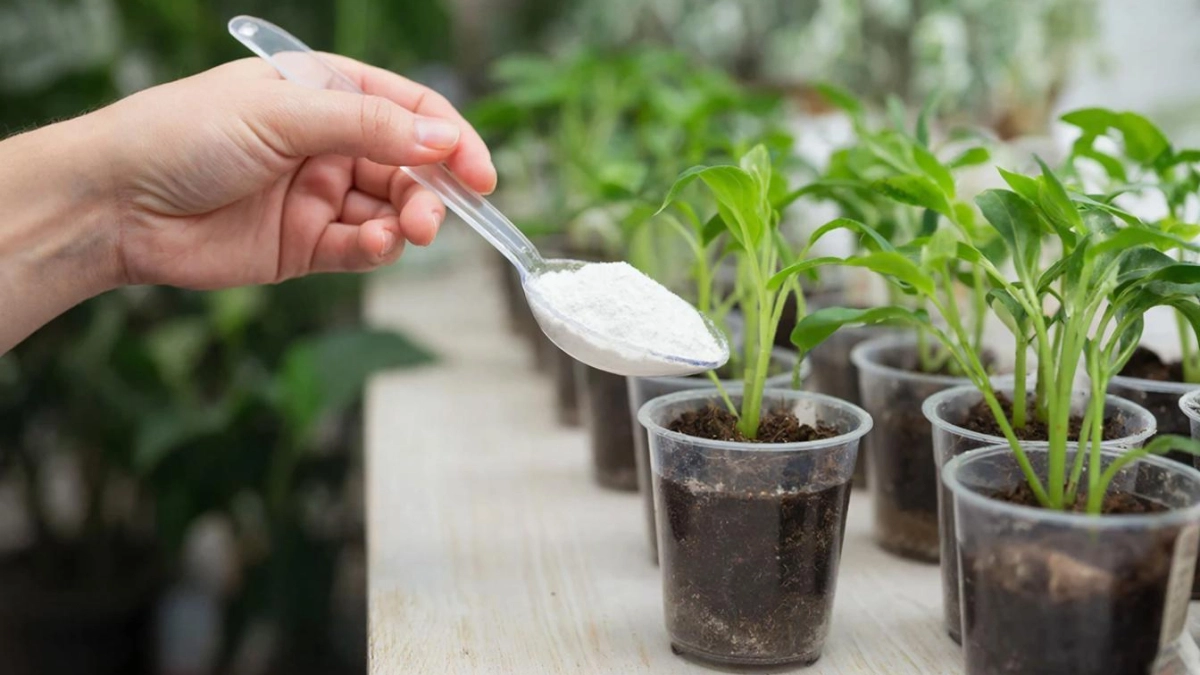 1 ложка в воду — и рассада томатов больше не вытягивается: копеечный лайфхак