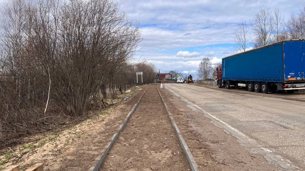 В одном из крупных сел Коми продолжают обустраивать тротуары 