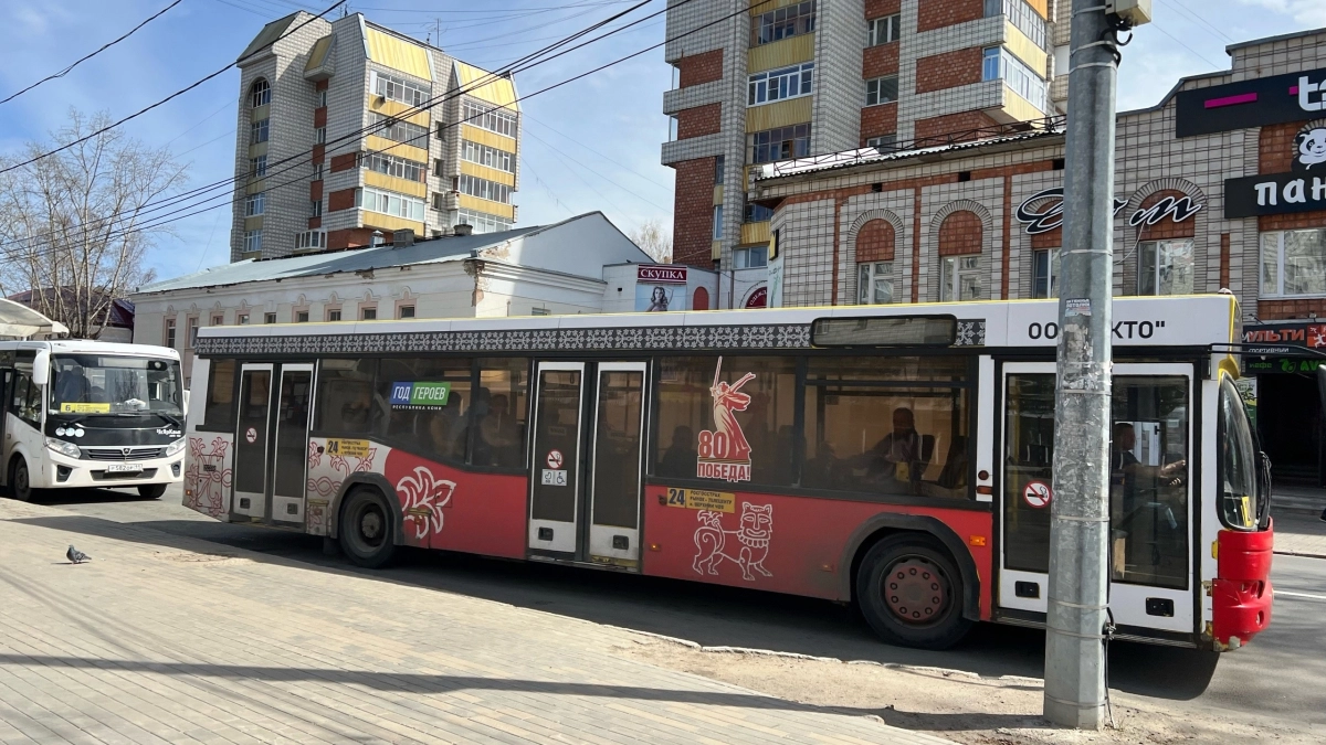 В Сыктывкаре в День Победы изменятся маршруты нескольких автобусов 