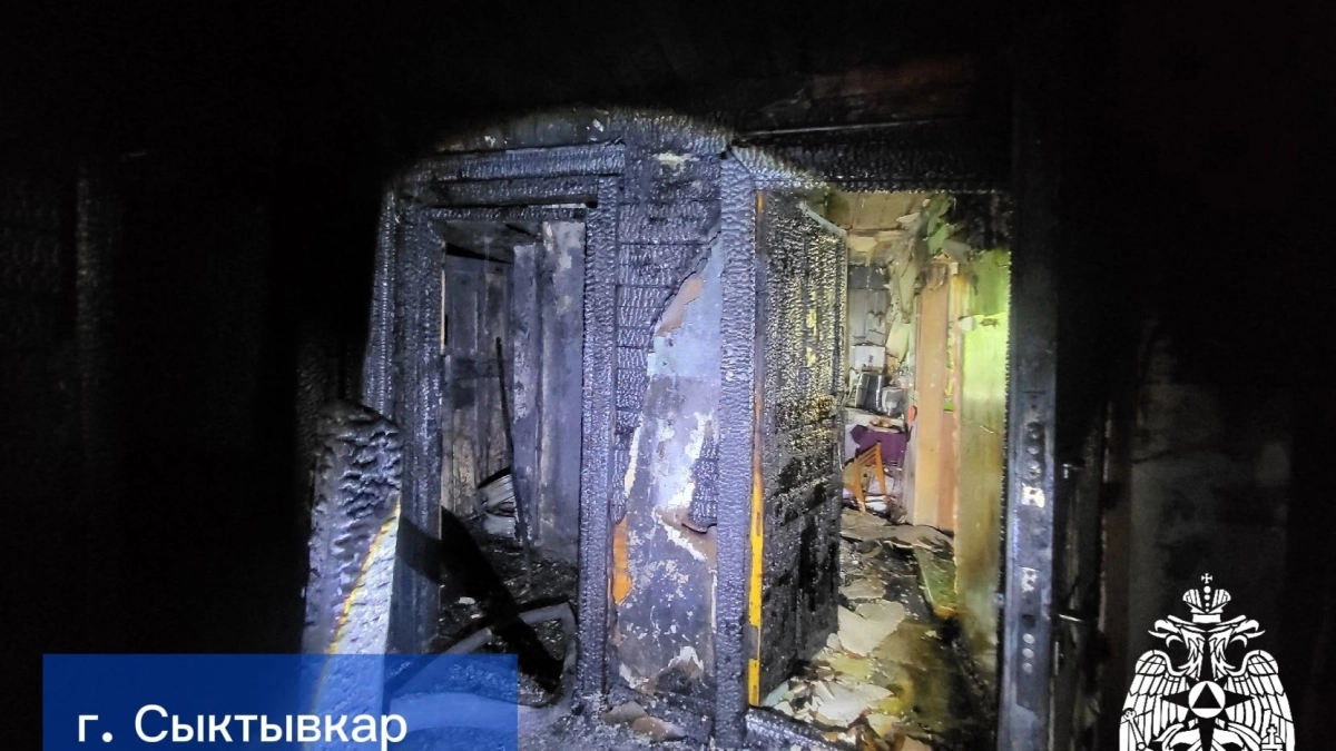 В Сыктывкаре на пожаре погибла 71-летняя пенсионерка