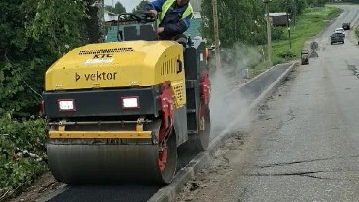 В одном из райцентров Коми обустроили новый пешеходный тротуар