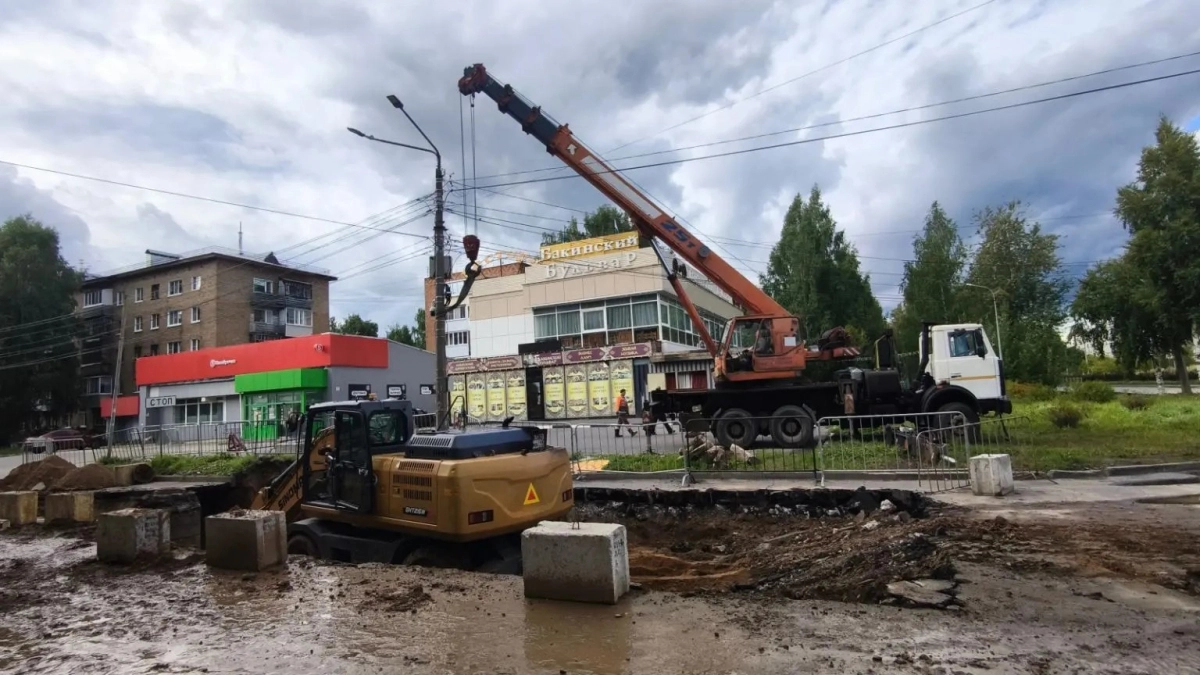 В Сыктывкаре продолжается масштабная модернизация канализационного коллектора №8 по улице Печорской