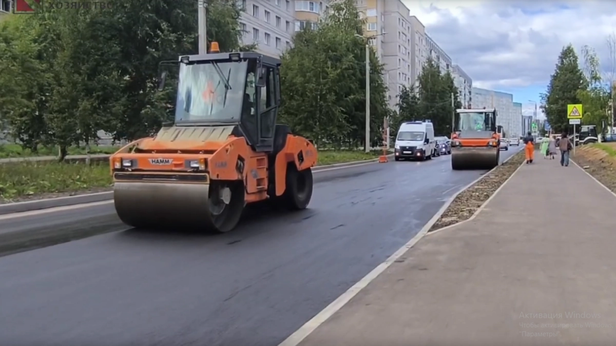 В Сыктывкаре завершается ремонт двух участков улицы Тентюковской