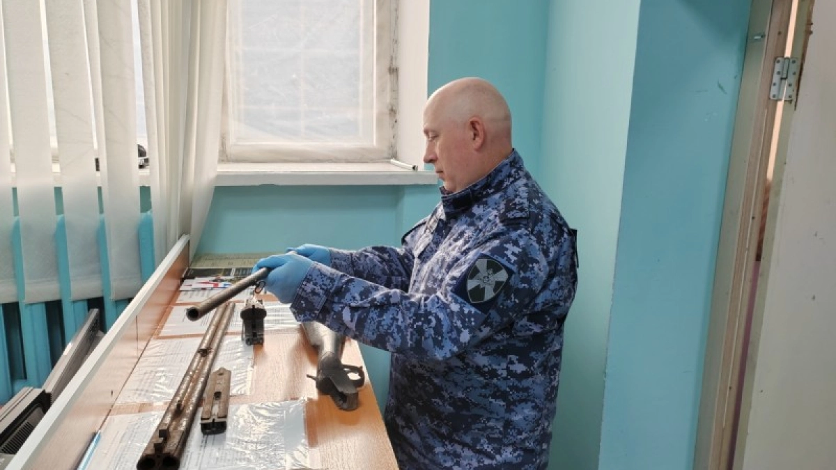 Житель Коми сдал росгвардейцам два ружья, найденные в лесу и в заброшенном доме