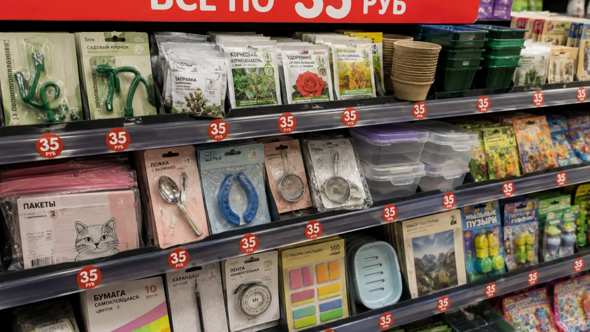 В Fix Price распродают товары по 35 рублей: вышел с полной тележкой — и кухонная утварь, и товары для уюта и к 1 сентября