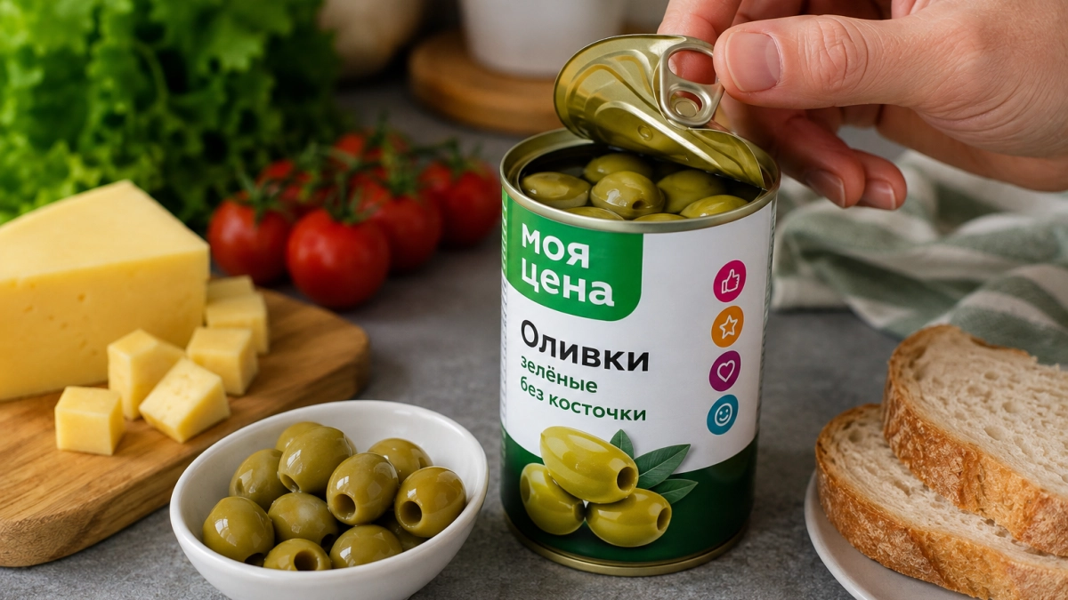 В «Магните» найдены отличные маринованные оливки для гурманов за сущие копейки: удивили вкусом и плотной текстурой