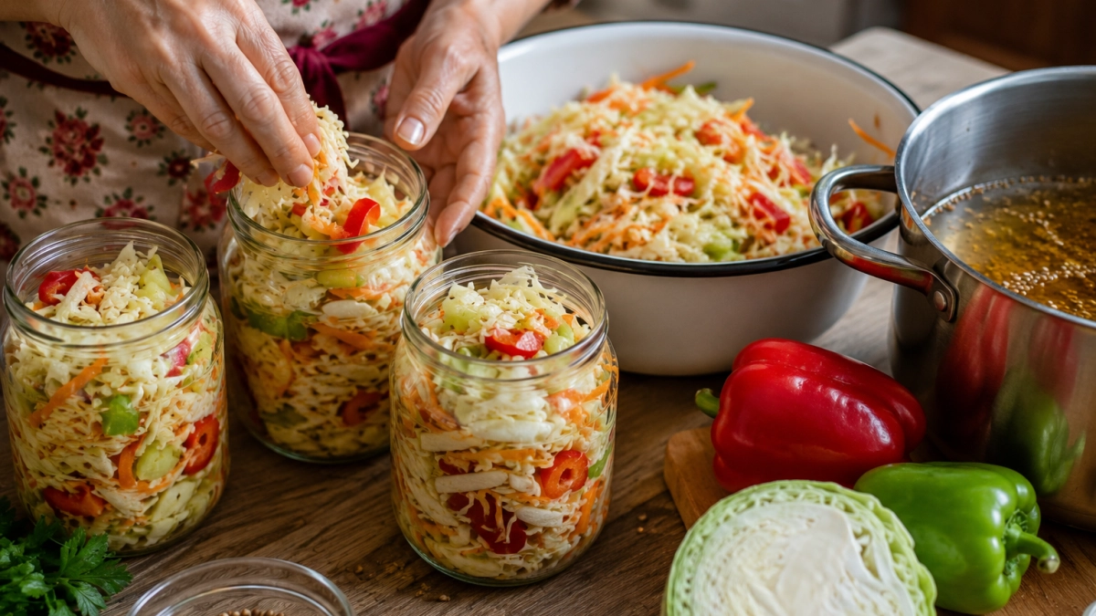 Вот так мариную капусту с перцем на зиму — лучший вариант: вкусная, хрустящая, не перекиснет, не испортится