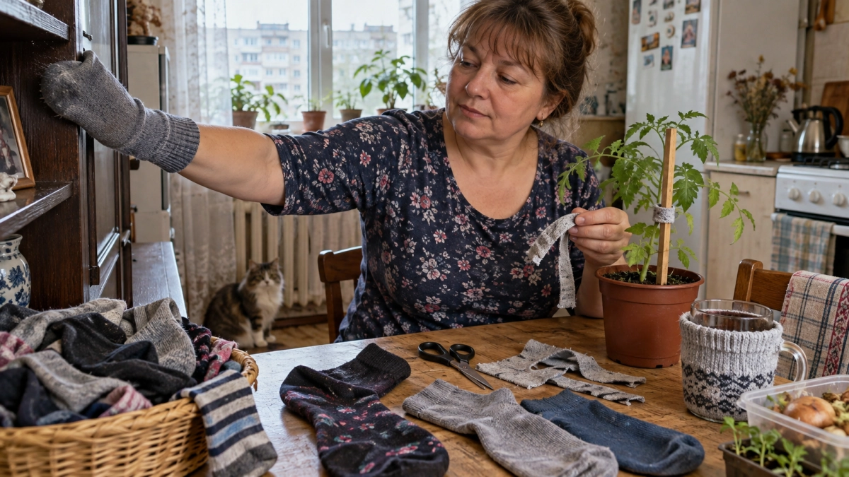 Одинокие носки получают вторую жизнь — 8 идей, где они выручают лучше специальных вещей