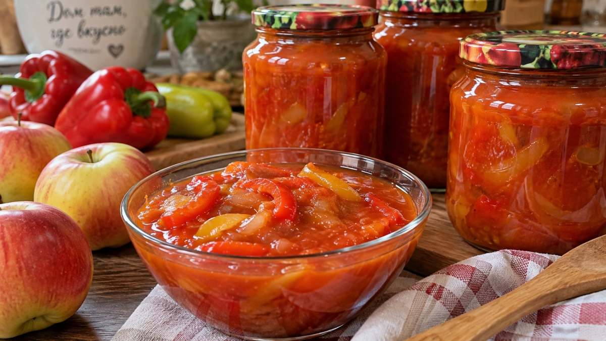 Самое вкусное лечо на зиму: главный секрет ароматной заготовки в добавлении яблок