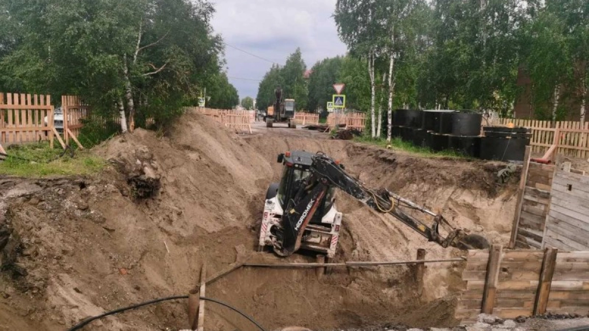 В одном из городов Коми реконструкция сетей водоотведения выполнена 55,84%