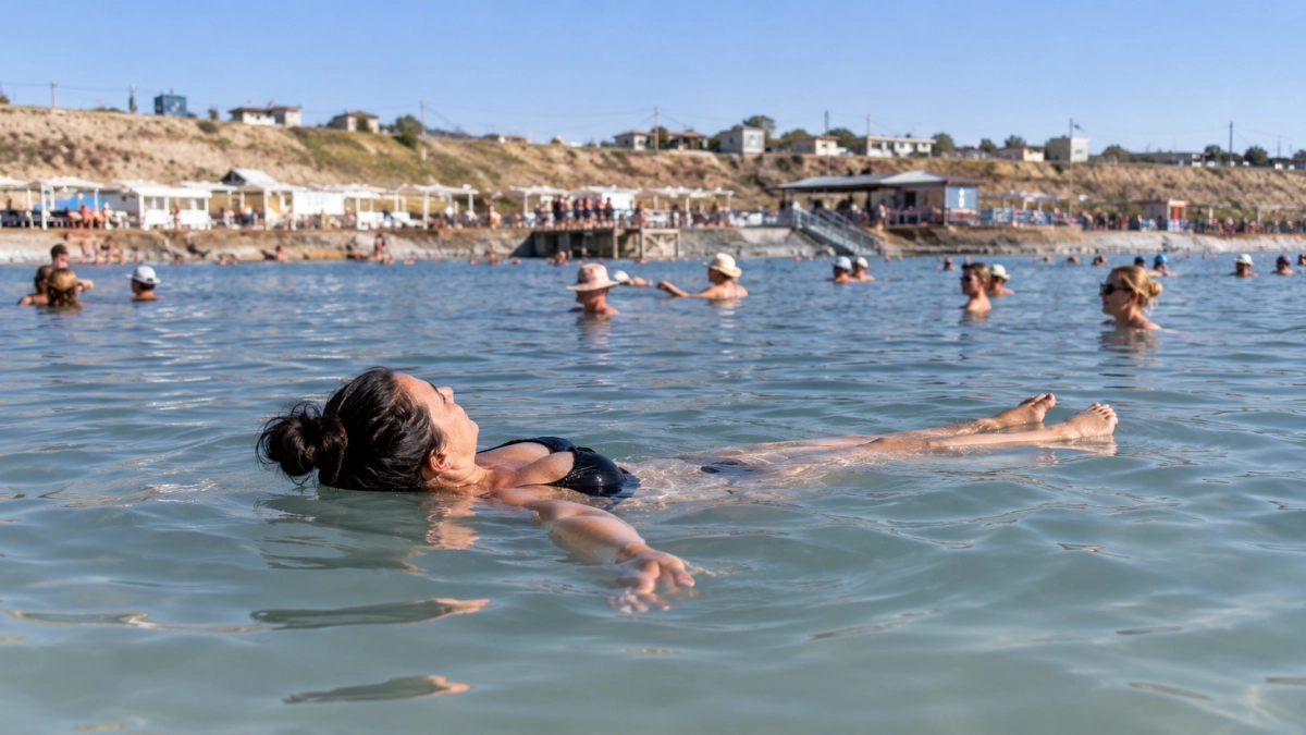 Забытый курорт России удивляет с порога: солёная вода, лечебная грязь и арбузы на каждом шагу