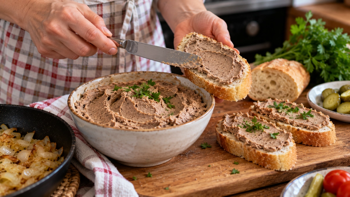 Печень больше не жарю кусками: взбиваю с луком и маслом — получается нежная намазка на хлеб