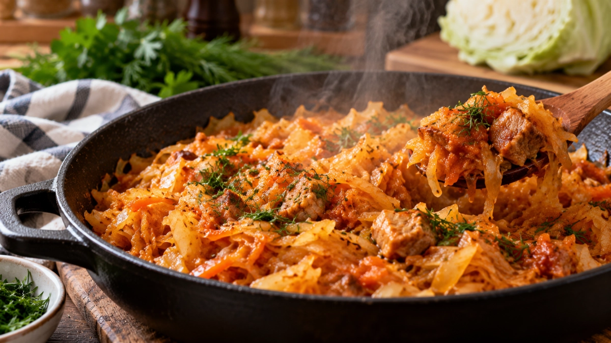 Как сделать тушёную капусту вкуснее ресторанной: 3 главных секрета — от постной до мясной