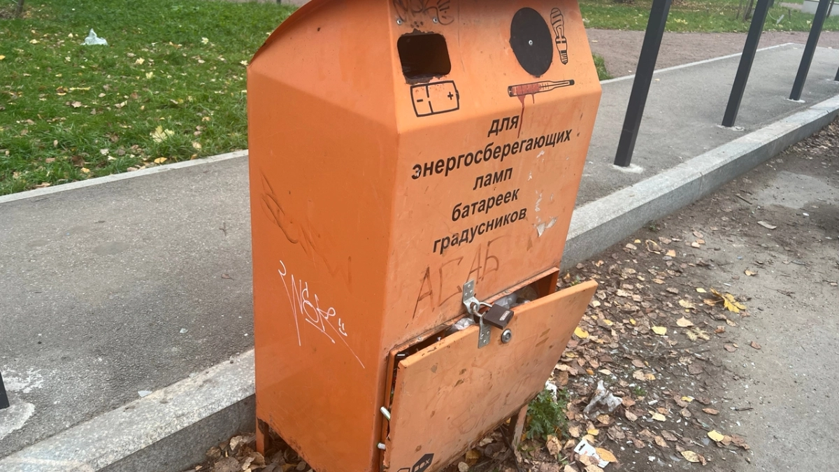 В Сыктывкаре переполнился контейнер для опасных отходов: жители опасаются за безопасность детей