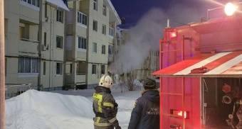 В Сыктывкаре произошел пожар в многоквартирном доме: есть пострадавший