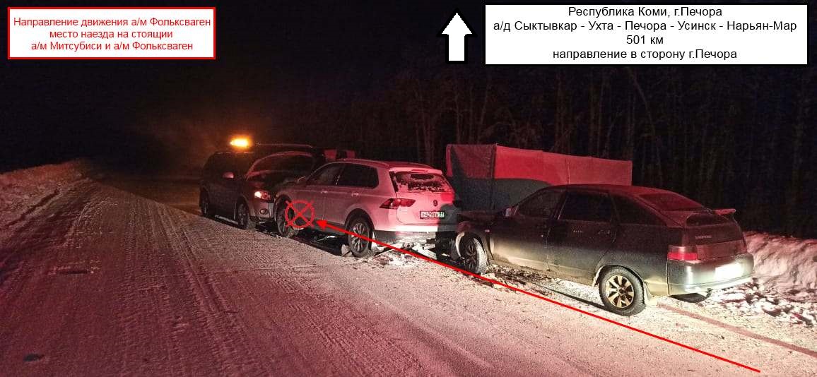 Пожилой мужчина помог водителю на трассе в Коми и оказался в больнице с переломом колена