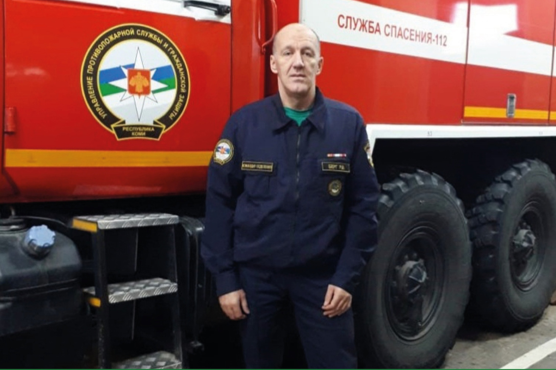 В Сыктывкаре пожарный спас жизнь пассажирке автобуса