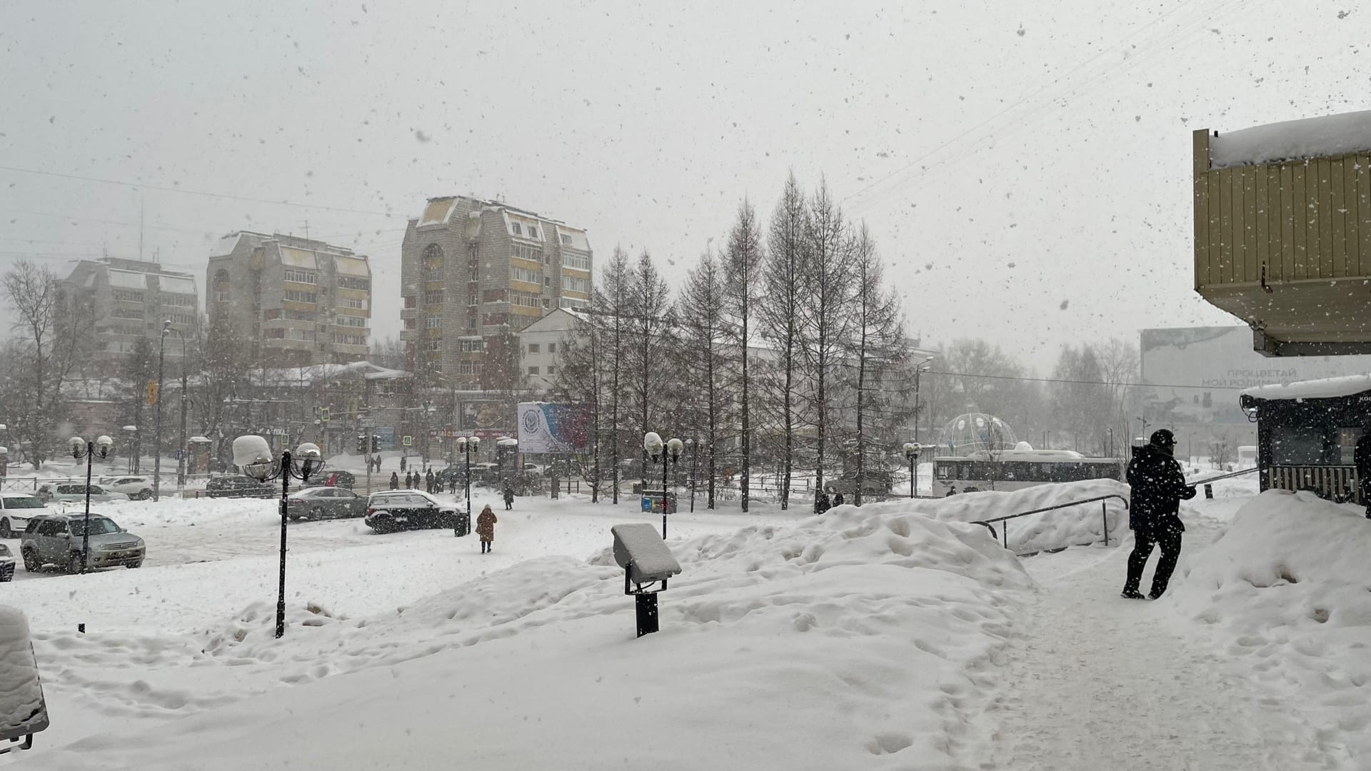 Сильный снег и метель: в Коми объявили штормовое предупреждение