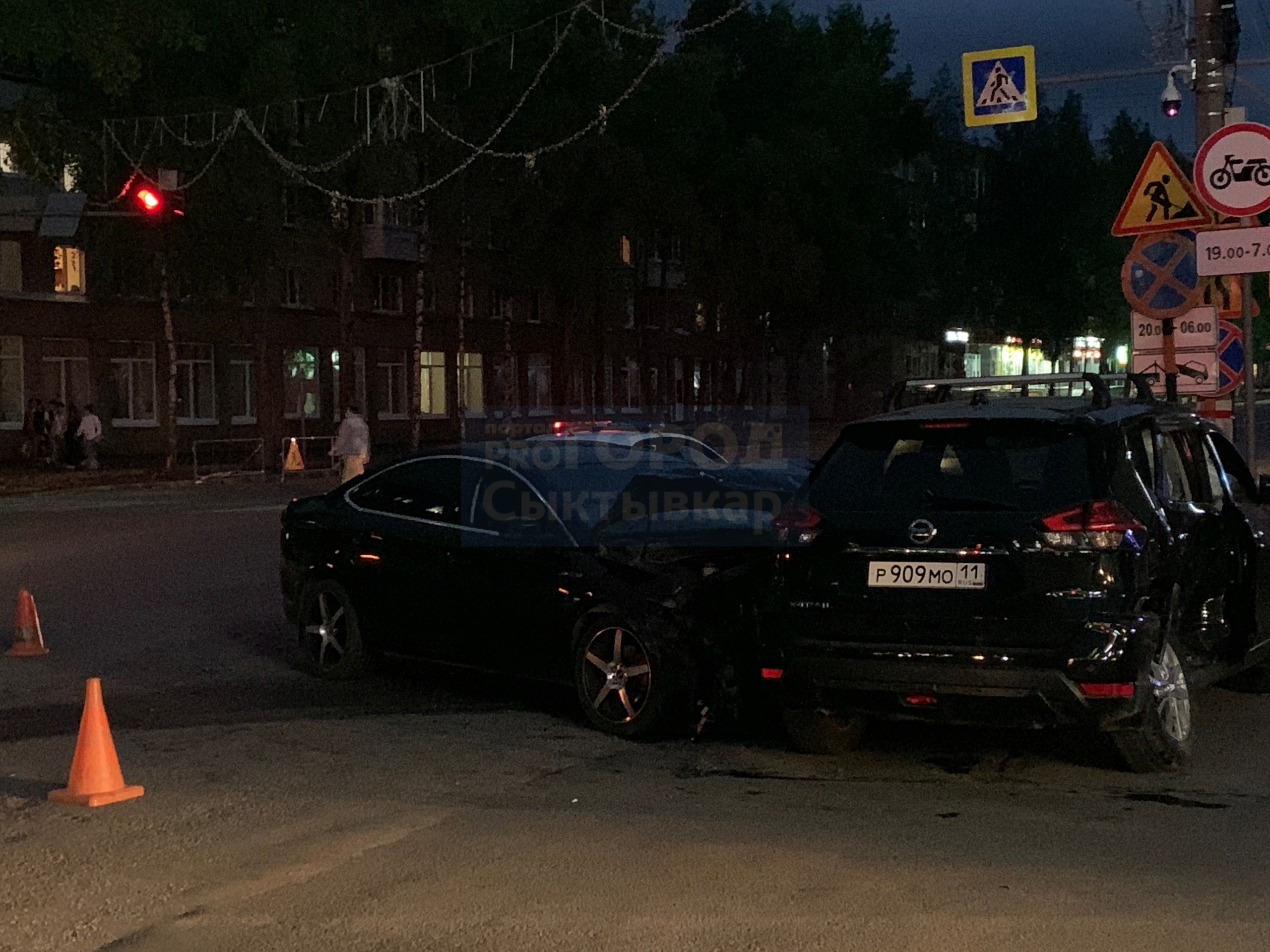 Появились подробности аварии в центре Сыктывкара