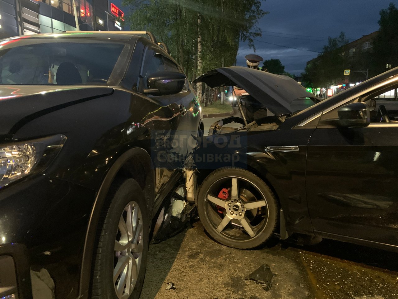 Выяснилось, как произошла жесткая авария в центре Сыктывкара