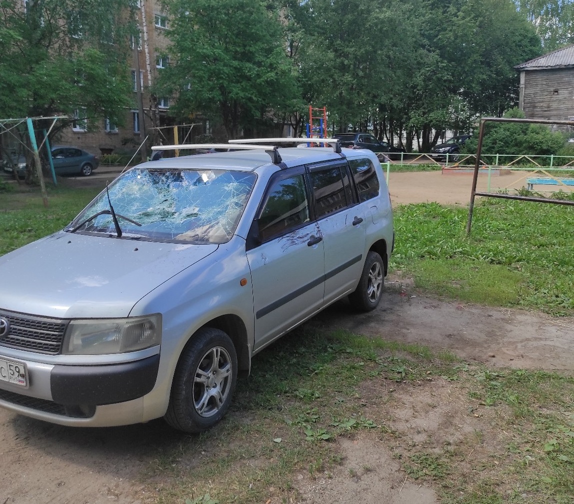 Сыктывкарец: “Женщина и мужчина крушили машину и измазали ее краской”