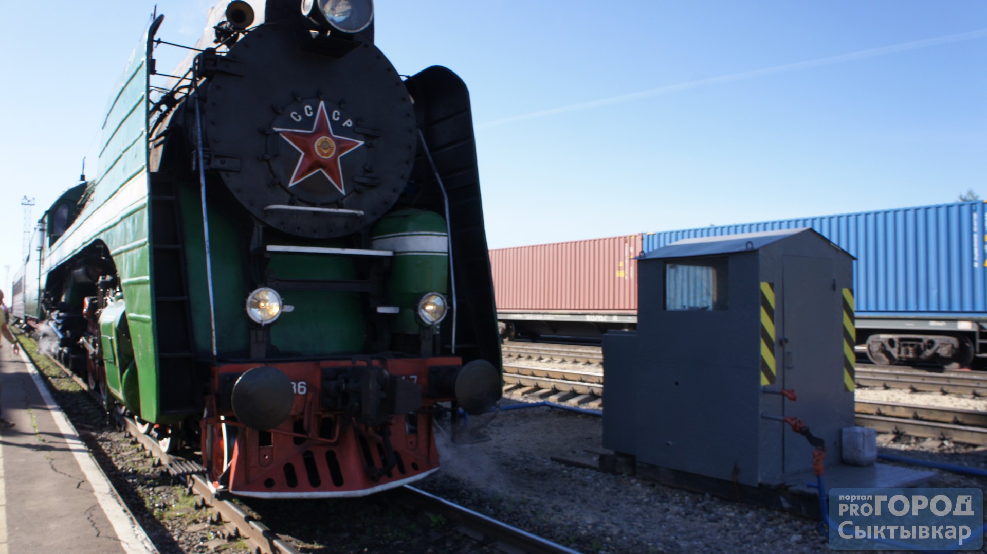Ретро-поезд будет курсировать в Сыктывкаре до конца августа