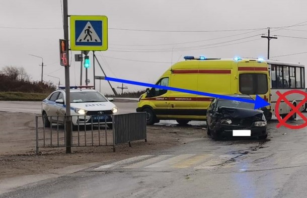 В Коми водитель "Киа" врезался в автобус с пассажирами, пострадали люди