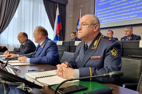 Руководство УФСИН и прокуратуры Коми провели заседание, посвященное вопросам медицины