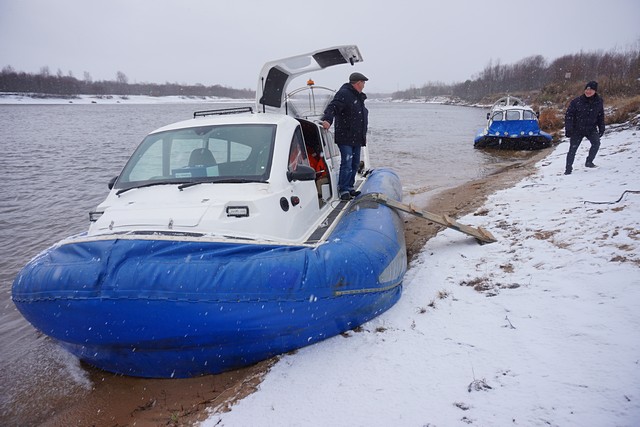 Суда на воздушной подушке готовы к работе в межсезонье в Сыктывкаре