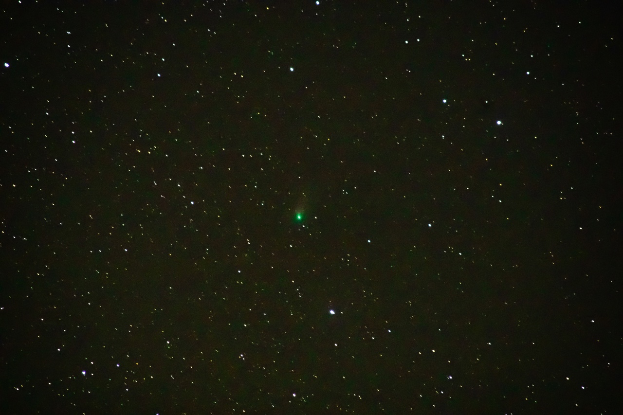 Сыктывкарский астроном сфотографировал нашумевшую зеленую комету 2023 года
