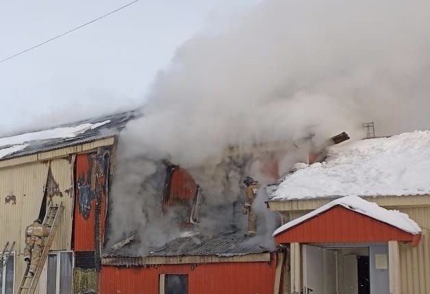 В Коми пожар повредил 120 квадратных метров площади социокультурного центра