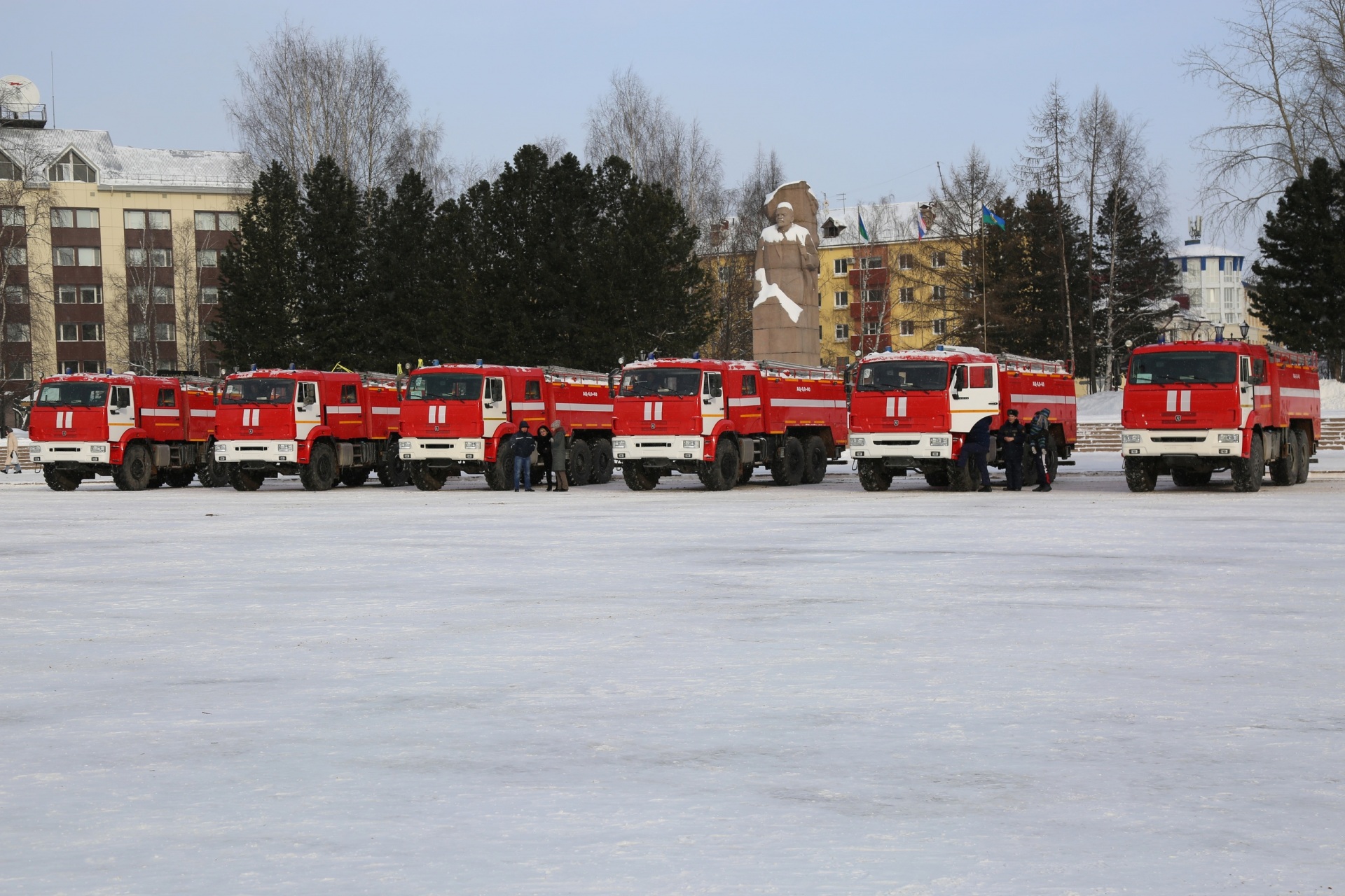 Четыре арктических района Коми получили новую противопожарную технику