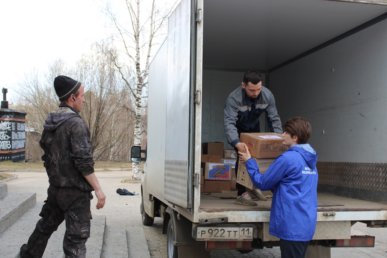 Жители Коми отправили гуманитарную помощь мобилизованным землякам на СВО
