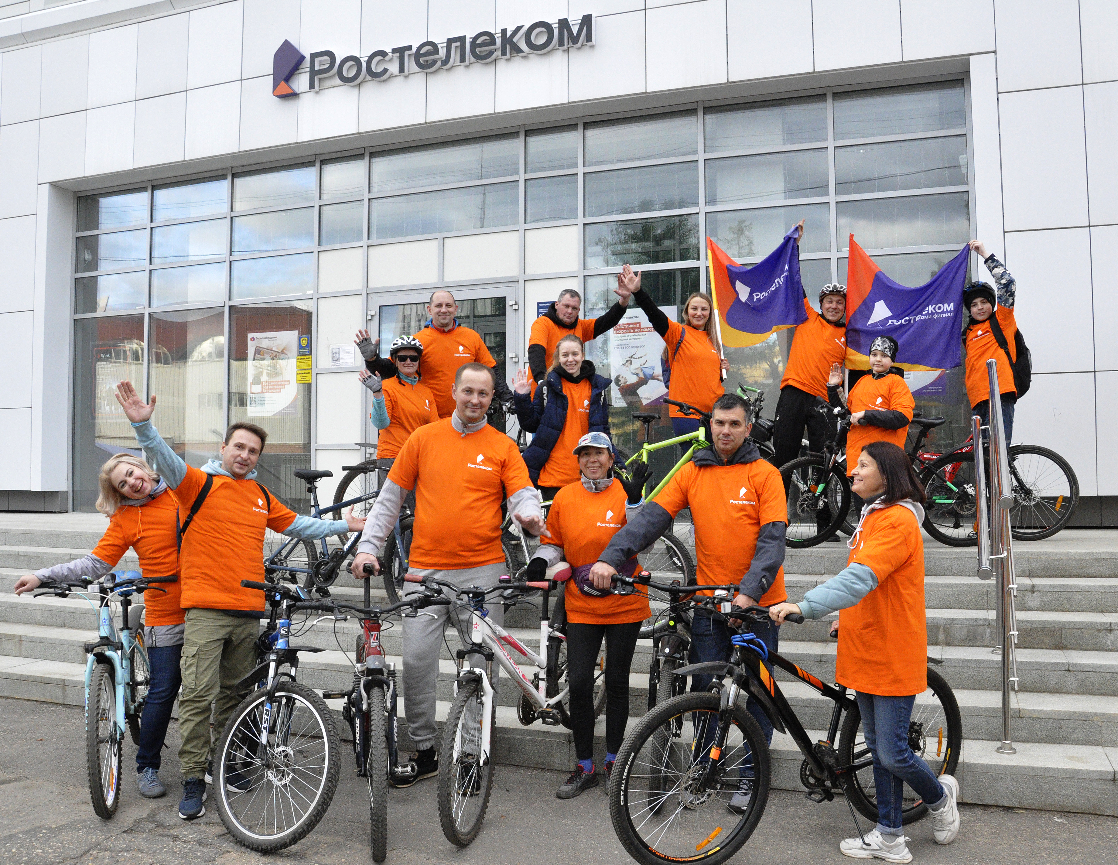 "Ростелеком" в Республике Коми выступил партнером большого велопраздника