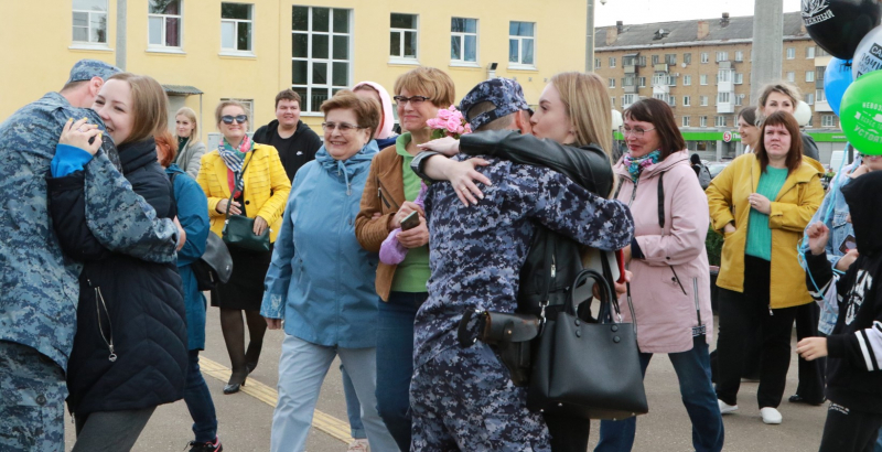 В Коми вернулся из шестимесячной командировки сводный отряд МВД