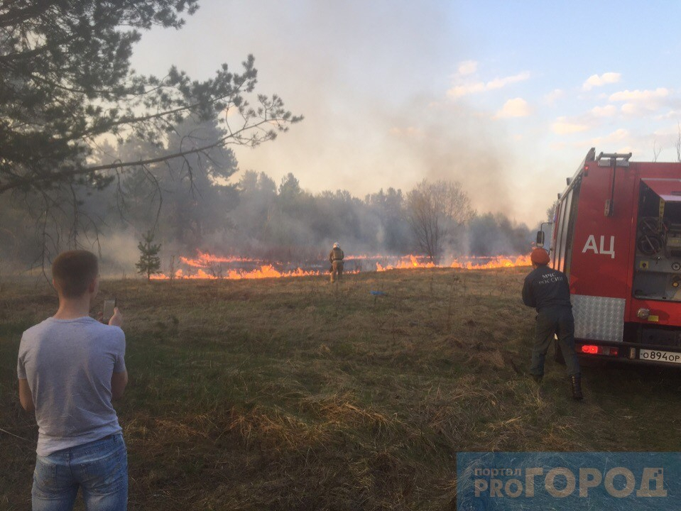 С 23 июня двух районах Коми ожидается чрезвычайная пожароопасность