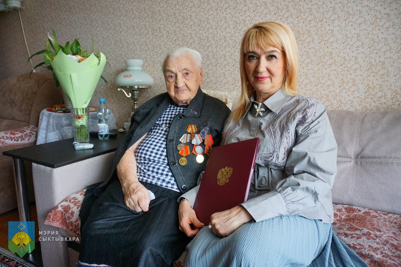Жительница Сыктывкара и труженик тыла отметила свой 100-летний юбилей