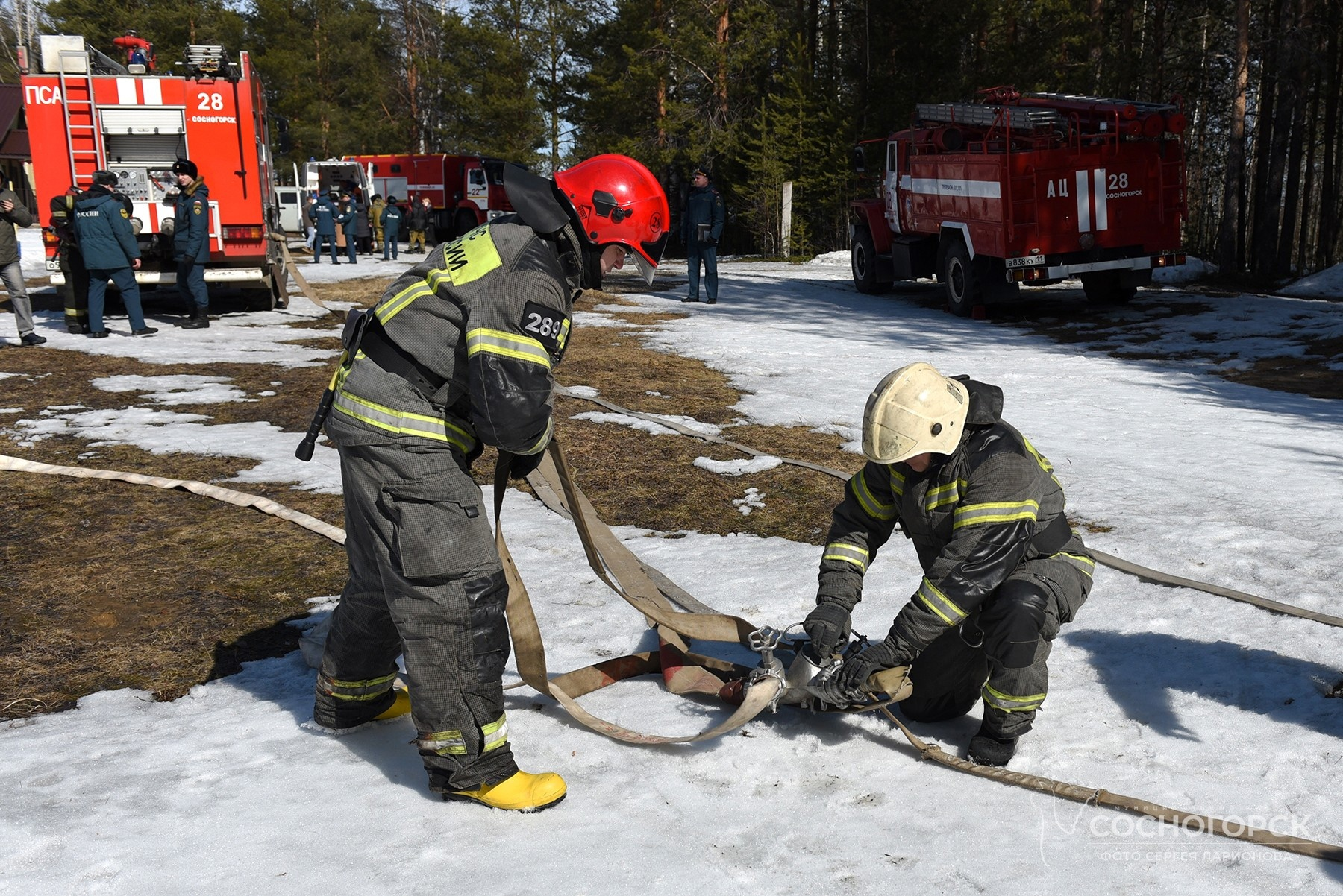 В Сосногорске прошла подготовка к пожароопасному сезону