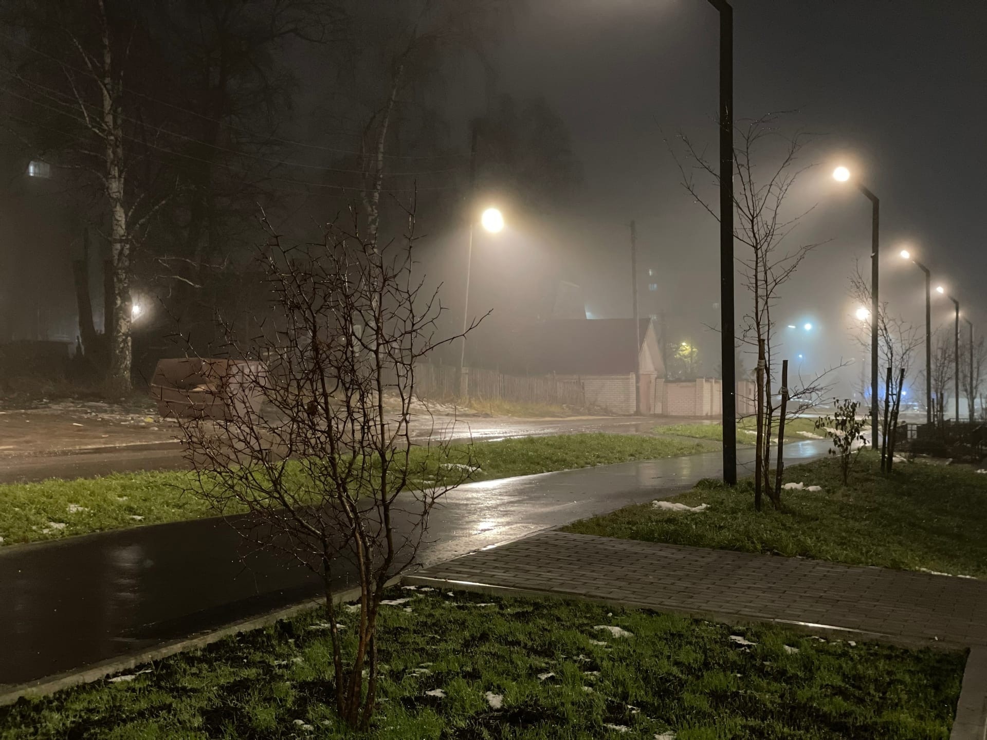 На участке трассы Сыктывкар - Ухта обновят уличное освещение