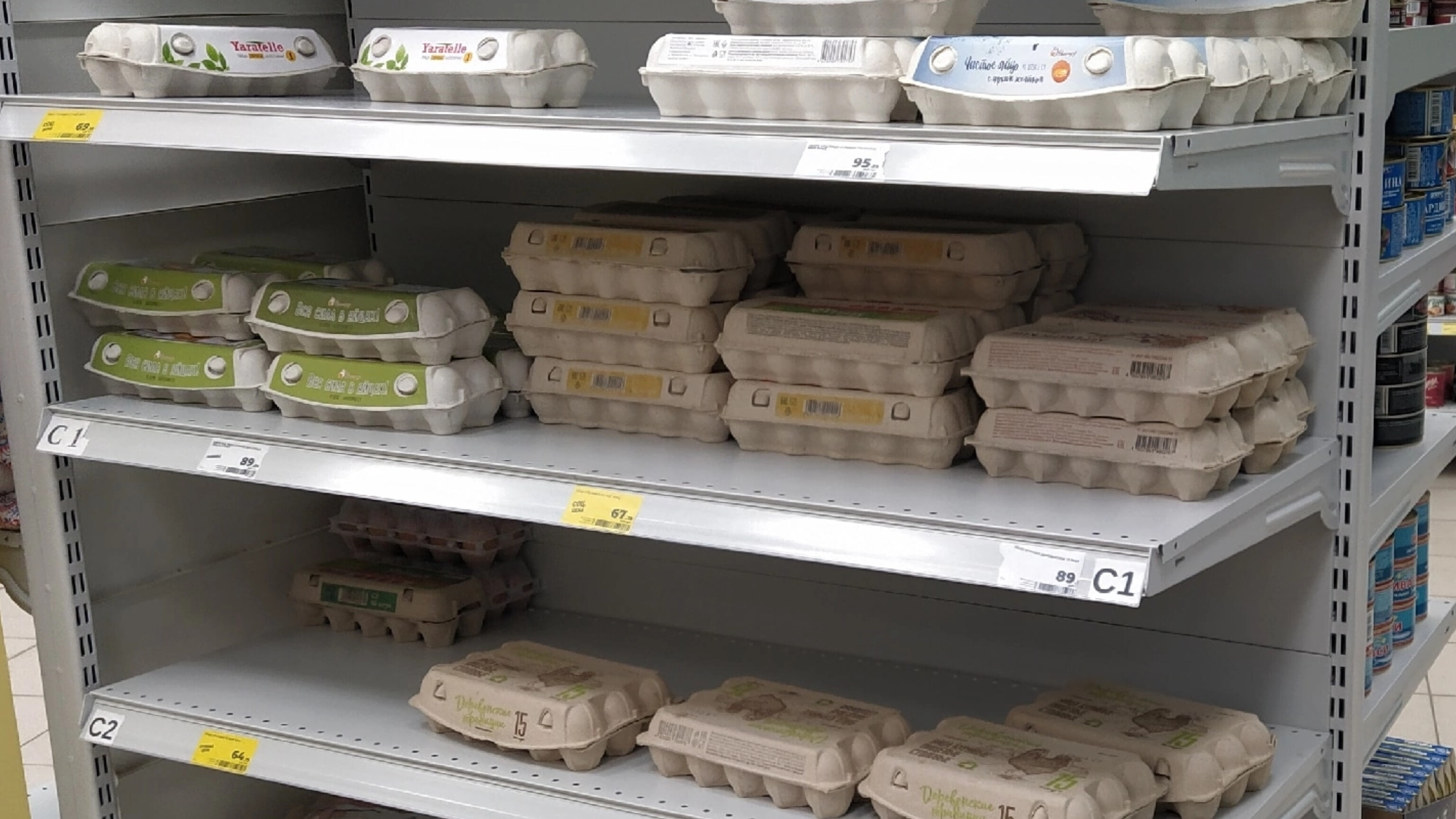 В Коми снова выросли цены на яйца