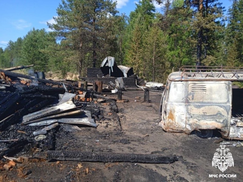 В Троицко-Печорском районе Коми в пожаре погибли три сыктывкарца 
