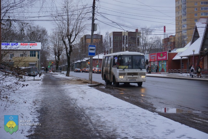 В Сыктывкаре обустроили дополнительную остановку для автобусов по маршрутам №№ 4, 19, 20 и 44