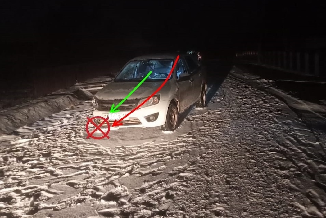 В Прилузье пьяный водитель без прав сбил двух женщин