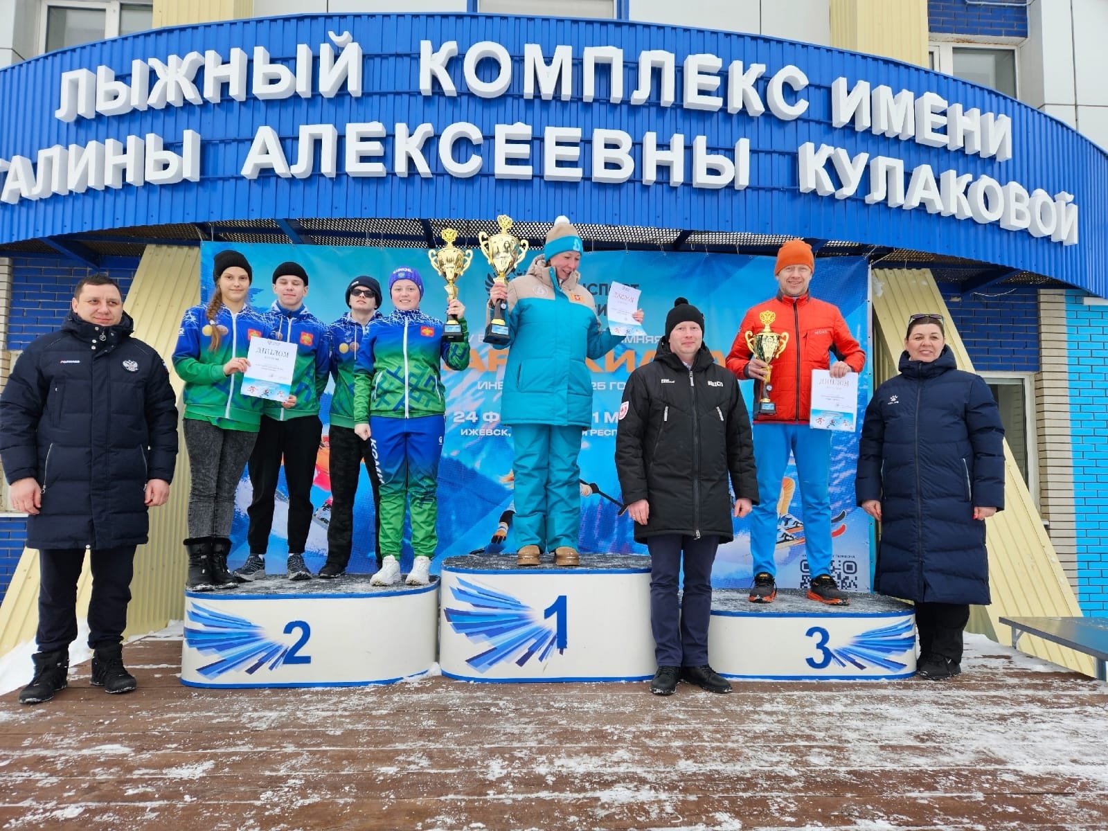 Глухие лыжники из Коми завоевали золото на чемпионате и первенстве России