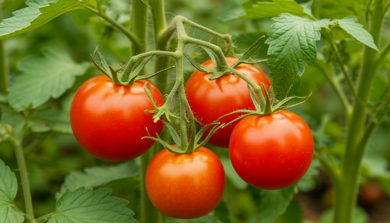 Не томат, а хит сезона-2025: на кисти 30 плодов по 200 гр, а куст принесет 10 кг урожая — урожай прет до осени