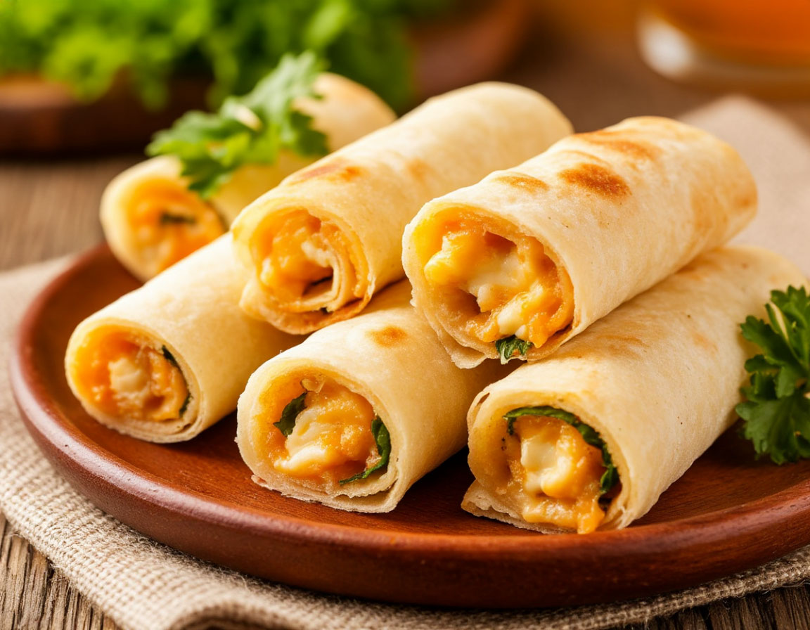 Надоела яичница на завтрак? Готовим вкуснейшие быстрые трубочки с сыром для всей семьи