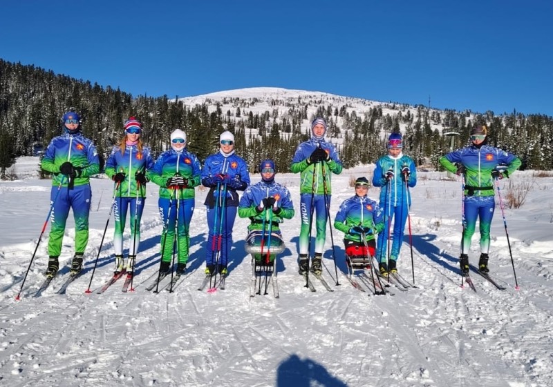 Команда лыжников из Коми тренируется в Красноярском крае